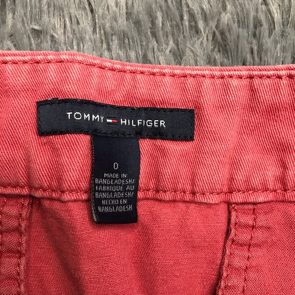 TOMMY HILFIGER coral/pink casual skirt pockets - Picture 6 of 7